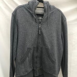 Grey hoodie jacket